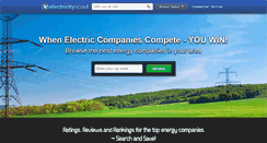 Desktop Screenshot of electricityscout.com